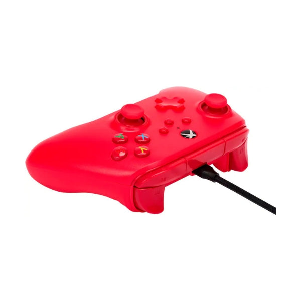 control-gaming-cableado-powera-con-vibracion-para-xbox-series-xs-xbox-one-y-pc-rojo
