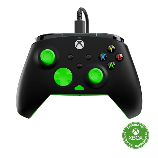 control-gaming-cableado-turtle-beach-rematch-core-con-vibracion-y-conexion-usb-c-para-xbox-series-xs-xbox-one-y-pc-negroverde