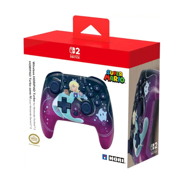 control-inalambrico-hori-horipad-turbo-universe-rosalina-tmr-para-nintendo-switch-2-azul