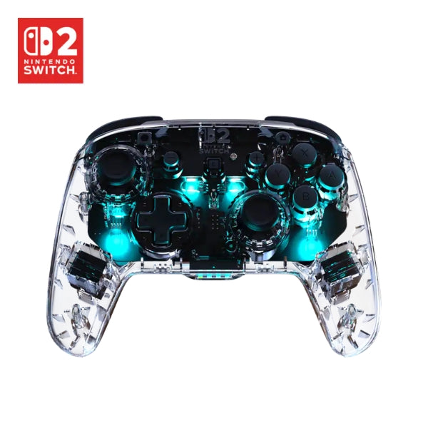control-inalambrico-turtle-beach-afterglow-rgb-tmr-para-nintendo-switch-2-switch-switch-lite-y-oled-transparente