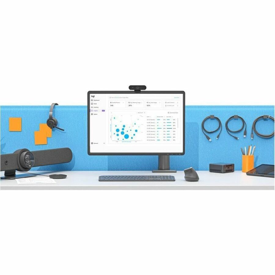 Controlador Táctil Logitech BASE Microsoft Teams Rooms (no AV) - vista 7