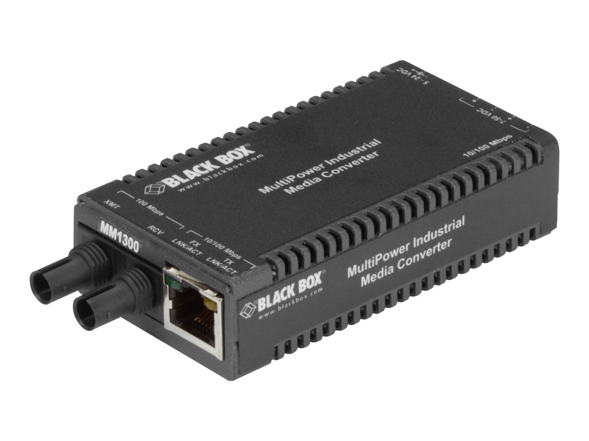 Convertidor de Medios Black Box Multi-Power Miniature Industrial Media Converter - vista 1