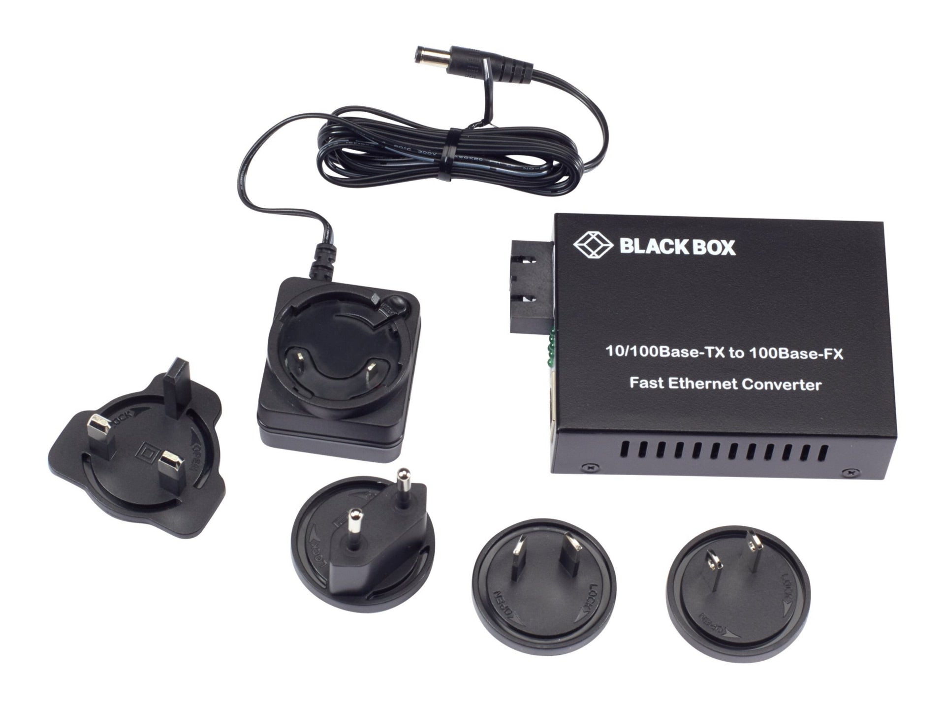 Convertidor de Medios Black Box Pure Networking Copper to Fiber Media Converter 10/100BASE-TX to 100BASE-FX - vista 3
