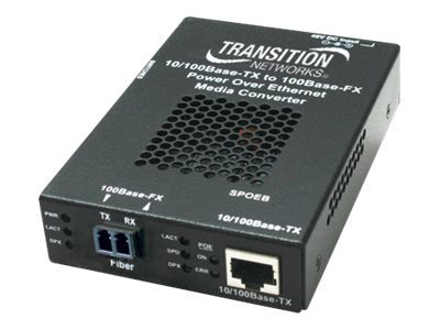 Convertidor de Medios Lantronix SPOEB Series - vista 1