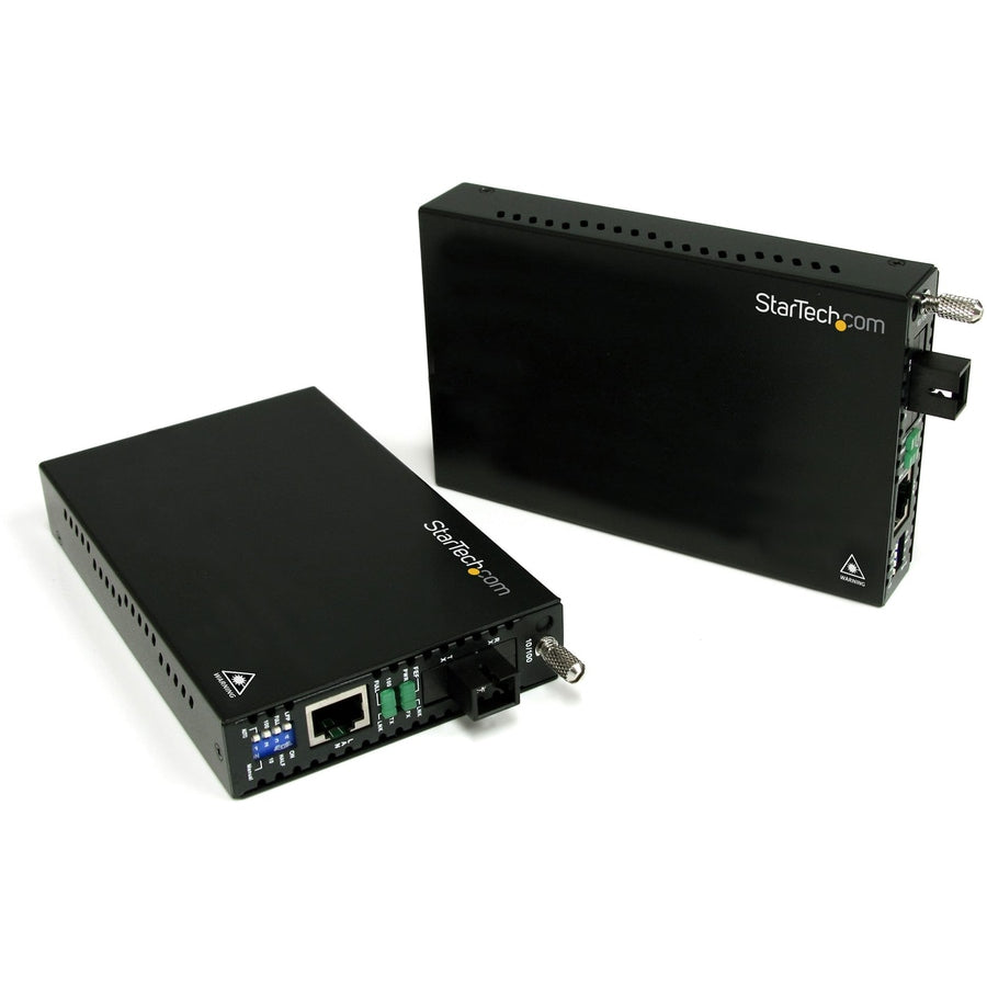 Convertidor de Medios StarTech.com StarTech 10/100 Mbps Ethernet Single Mode WDM Fiber Media Converter Kit SC  - vista 2