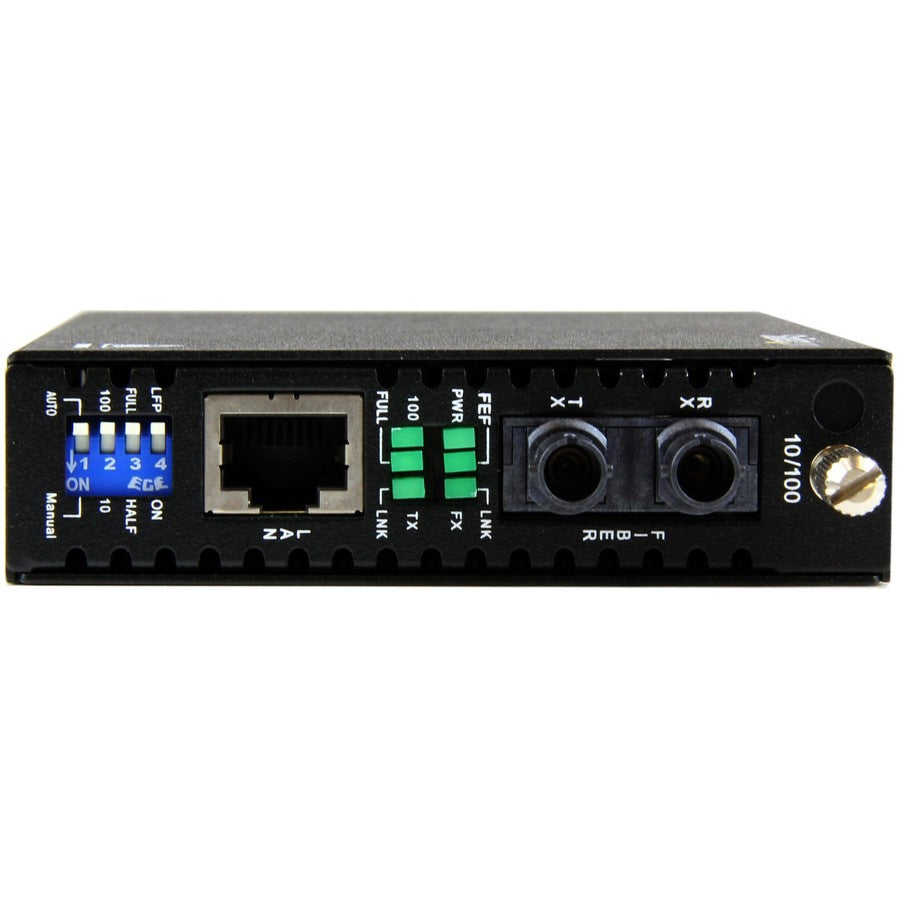 Convertidor de Medios StarTech.com StarTech 10/100 Mbps Ethernet to Fiber Optic Media Converter - vista 3