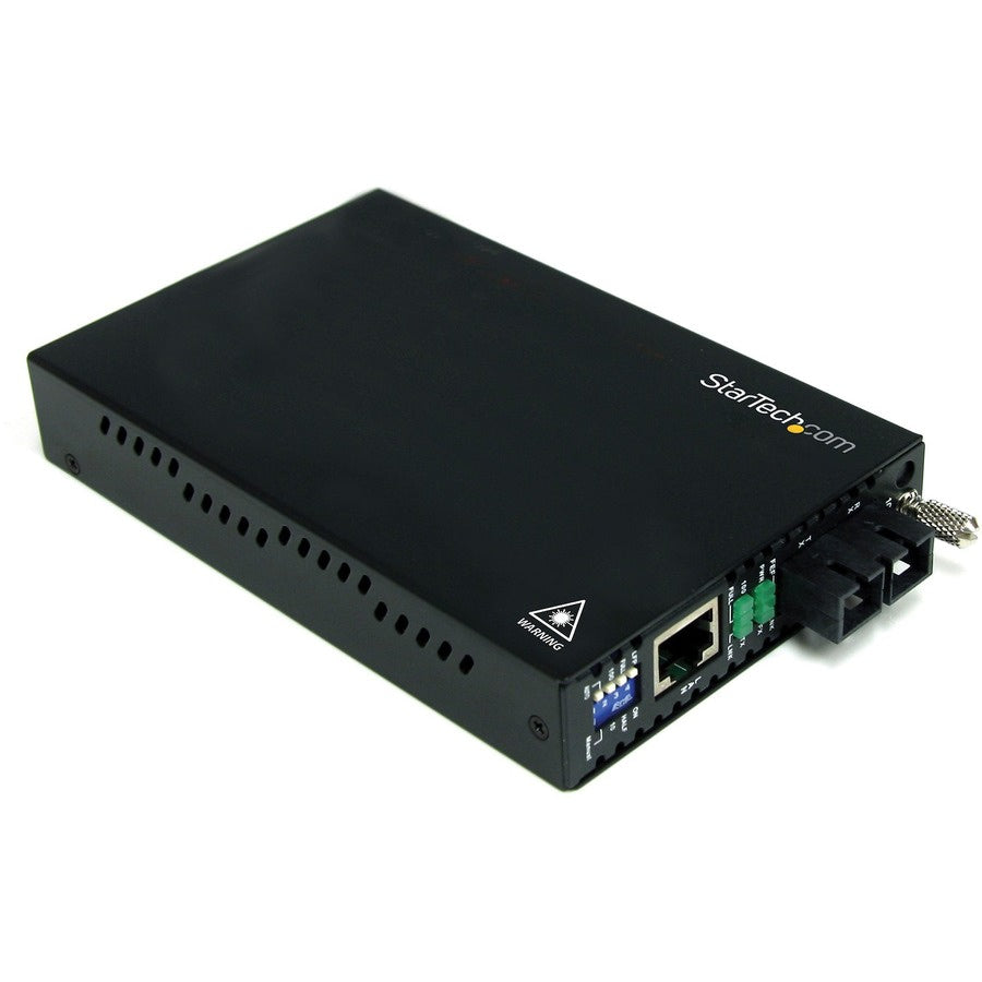 Convertidor de Medios StarTech.com StarTech 10/100 Mbps Single Mode Fiber Media Converter SC - vista 1