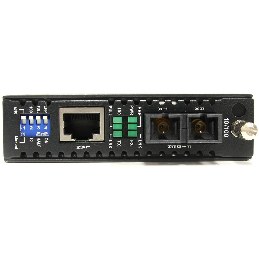 Convertidor de Medios StarTech.com StarTech 10/100 Mbps Single Mode Fiber Media Converter SC - vista 2