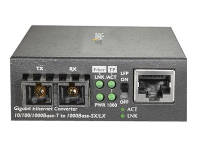 Convertidor de Medios StarTech.com StarTech Multi-Mode (MM) SC Fiber Media Converter - vista 2