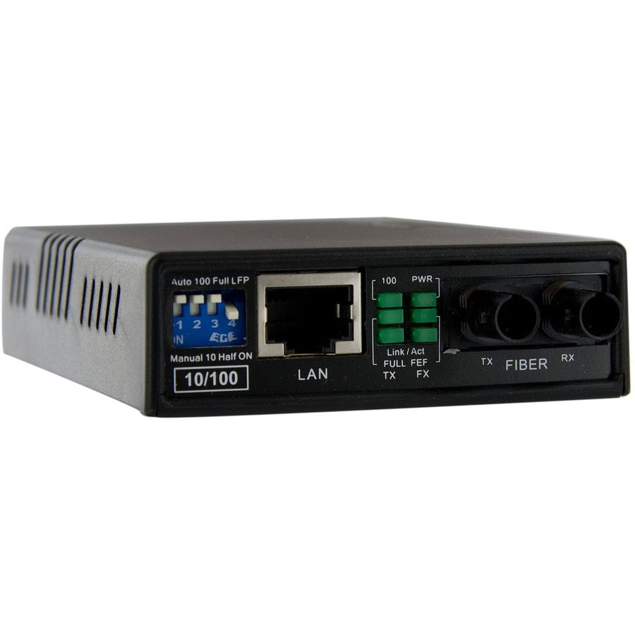 Convertidor de Medios StarTech.com StarTech Multi-Mode (MM) ST Fiber Media Converter - vista 4