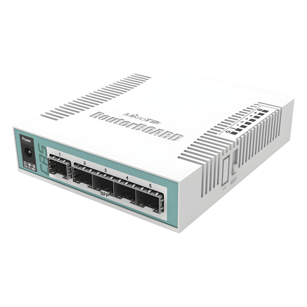 Cloud Core Switch Mikrotik CRS106-1C-5S 6 puertos