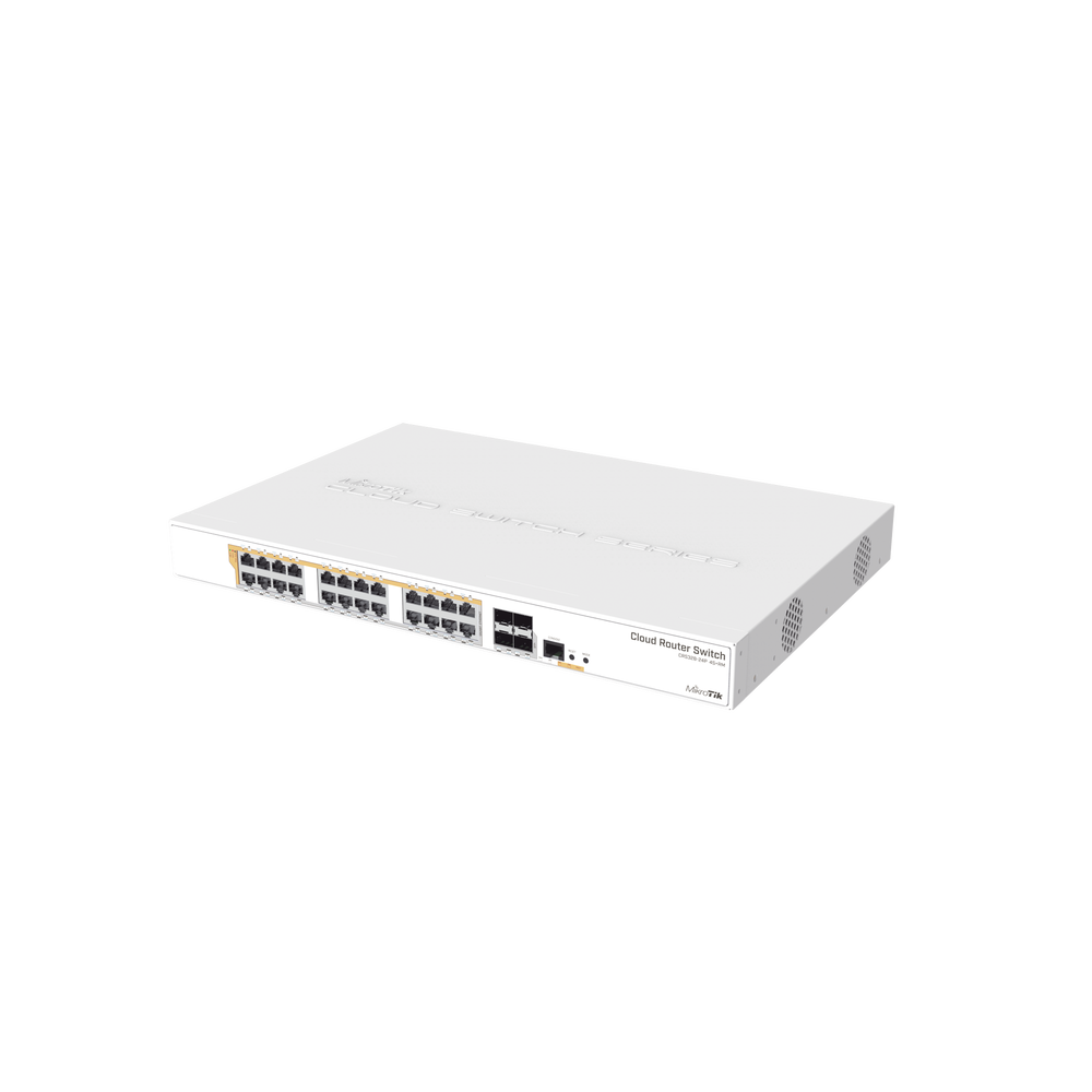 CRS328-24P-4S+RM - 24 port Gigabit Ethernet router Mikrotik CRS328-24P-4S+RM