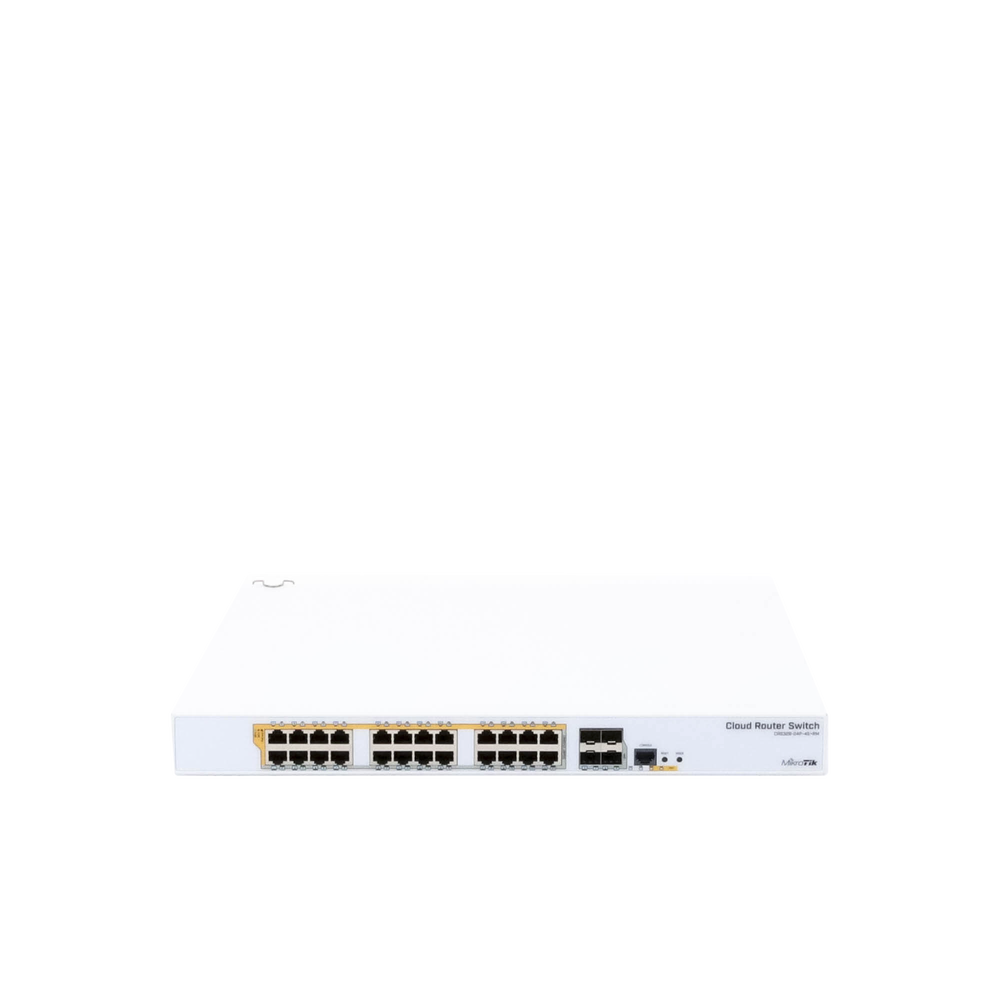 CRS328-24P-4S+RM - 24 port Gigabit Ethernet router Mikrotik CRS328-24P-4S+RM