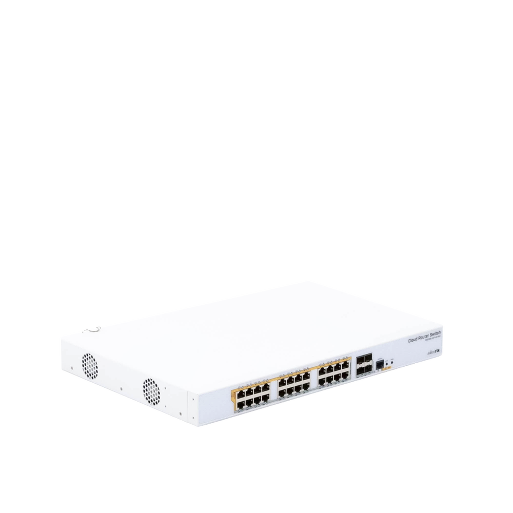 CRS328-24P-4S+RM - 24 port Gigabit Ethernet router Mikrotik CRS328-24P-4S+RM
