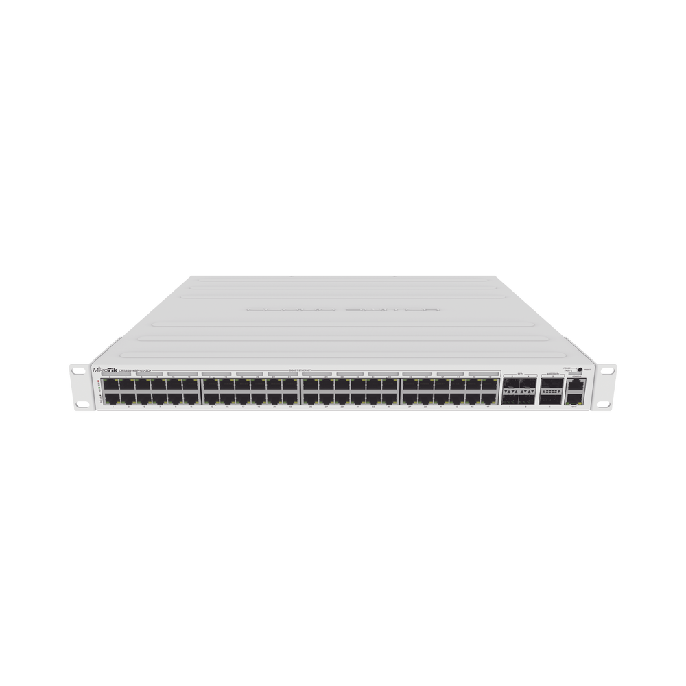 Cloud Router Switch 48 puertos PoE 802.3af Mikrotik CRS354-48P-4S+2Q+RM
