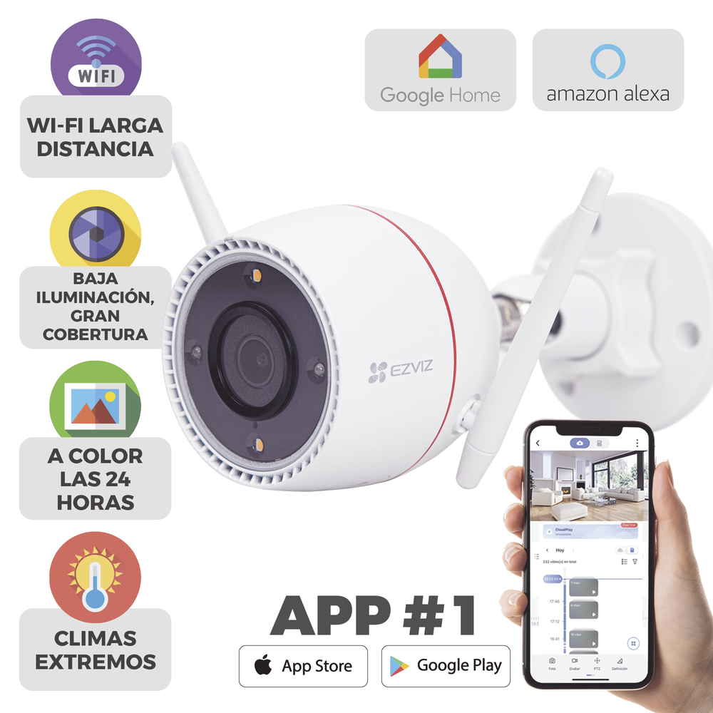 Cámara Bala IP 3 Megapíxel EZVIZ CS-C3TN3MP 256 GB