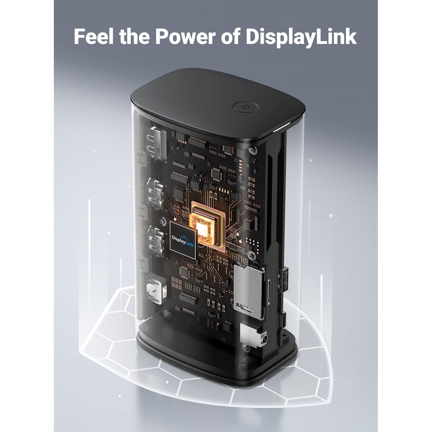 Docking Station UGREEN 12 en 1 Triple Pantalla 8K con Ethernet - puertos y conexiones