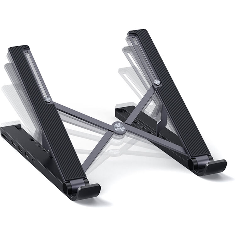 Docking Station UGREEN 5 en 1 con Soporte Regulable para Portátil - vista frontal