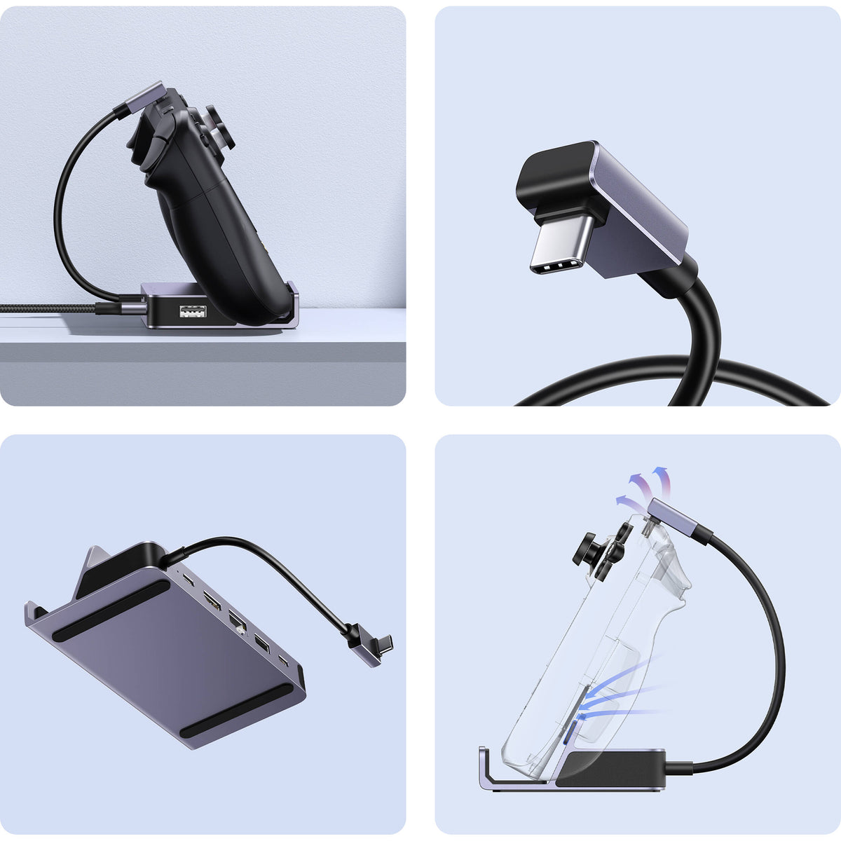 Docking Station UGREEN 6 en 1 para Steam Deck con HDMI 4K 60Hz - detalle