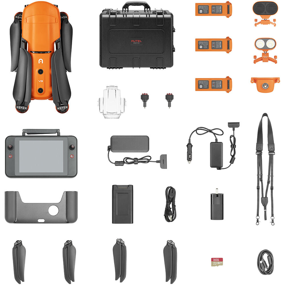 Dron Autel EVO II Pro 6K Enterprise V3 con Reflector y Altavoz