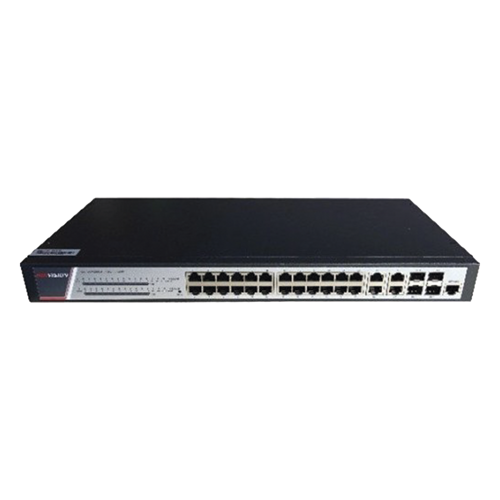 Switch Gigabit PoE+ Hikvision DS-3E2528P(B)