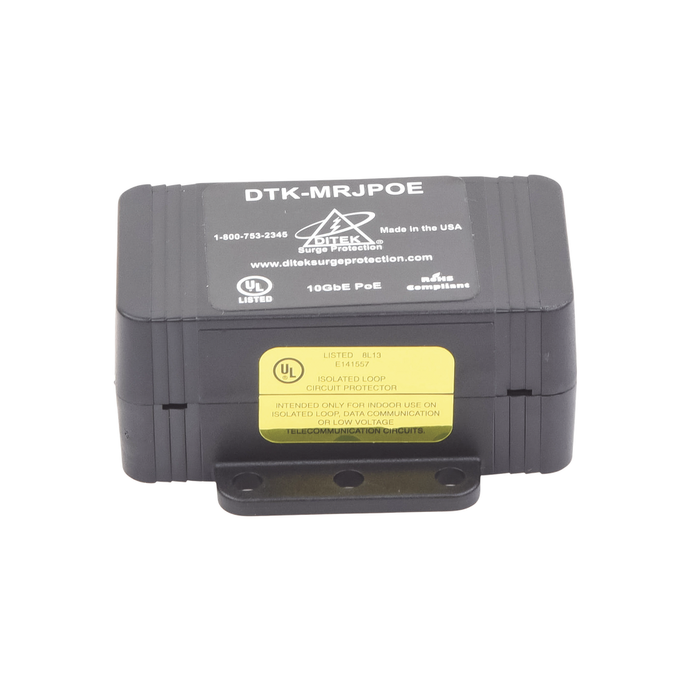 Protector Contra Sobretensiones para Equipos PoE Ditek DTK-MRJPOE