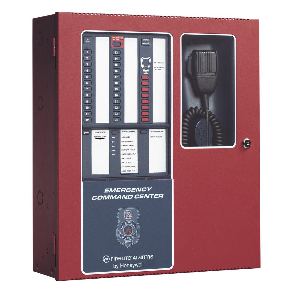 Centro de Comando de Emergencia para Voceo Fire-Lite ECC-50/100