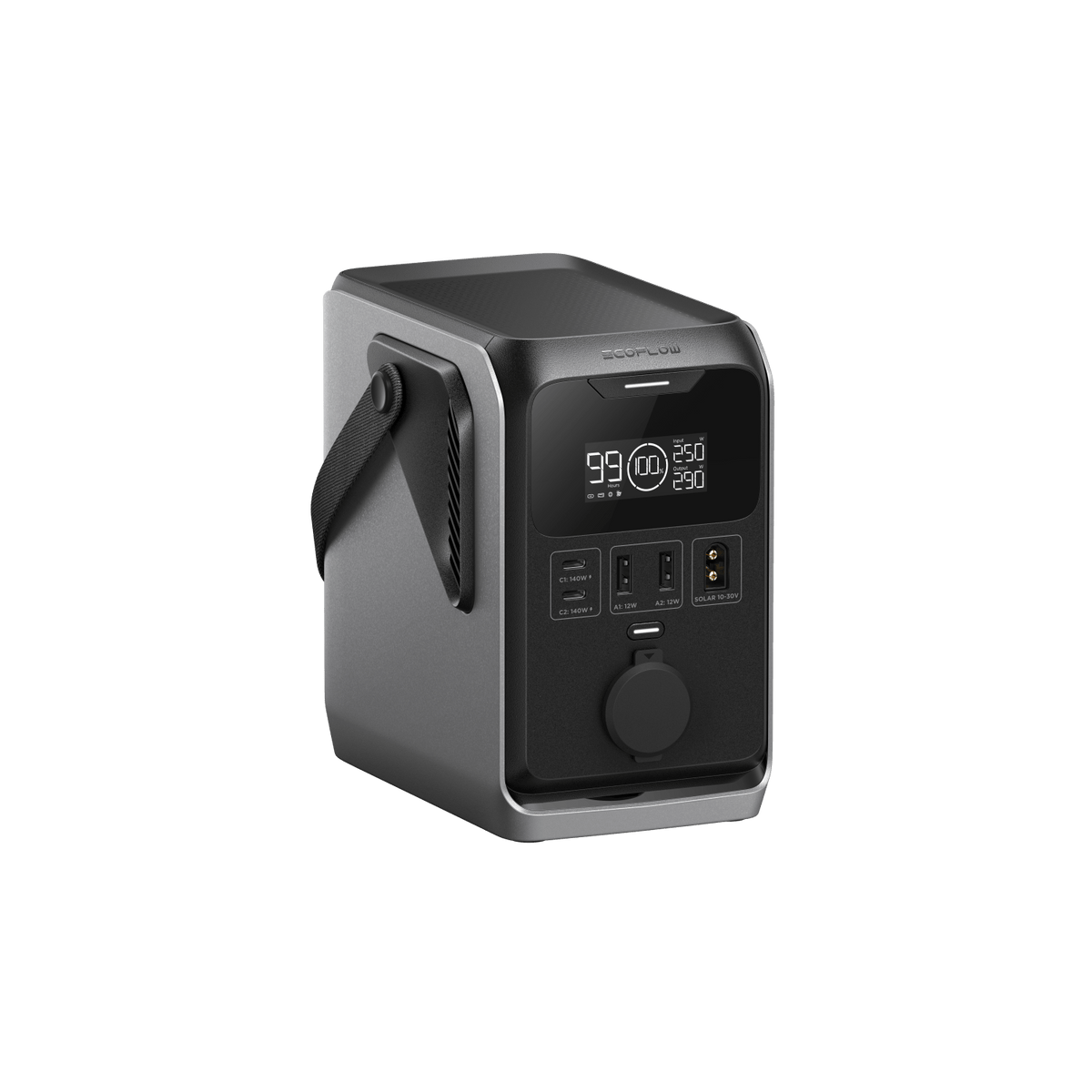Power-Bank-EcoFlow-TRAIL-Carga-220-W-Negro-y-Gris-medidas
