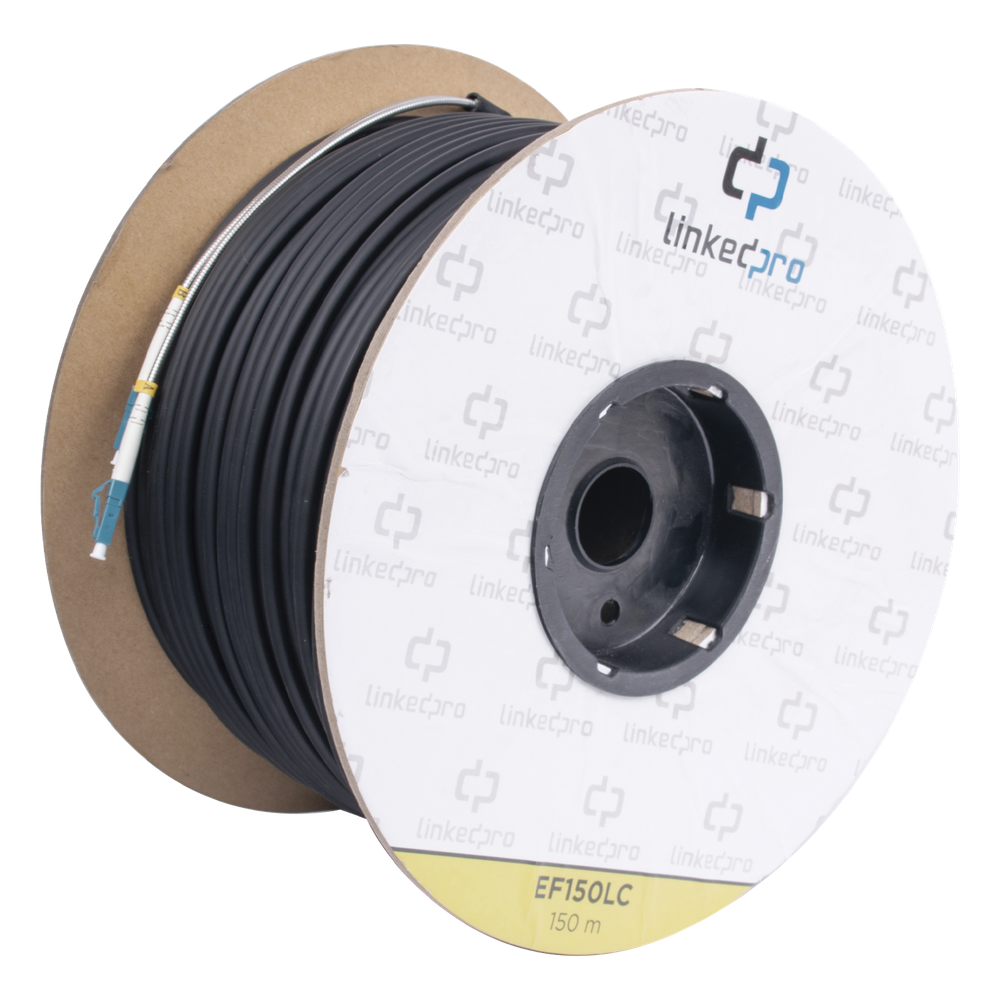 Fibra Óptica Monomodo Conectorizada Plug & Play LinkedPro EF-150-LC 2 hilos Dúplex