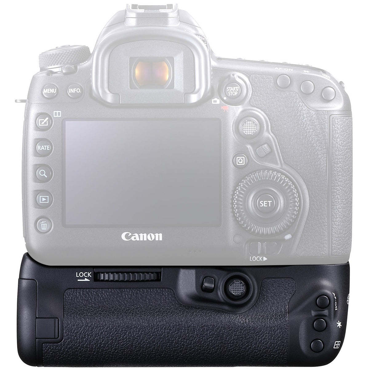 Empuñadura Canon BG-E20 para EOS 5D Mark IV - vista lateral
