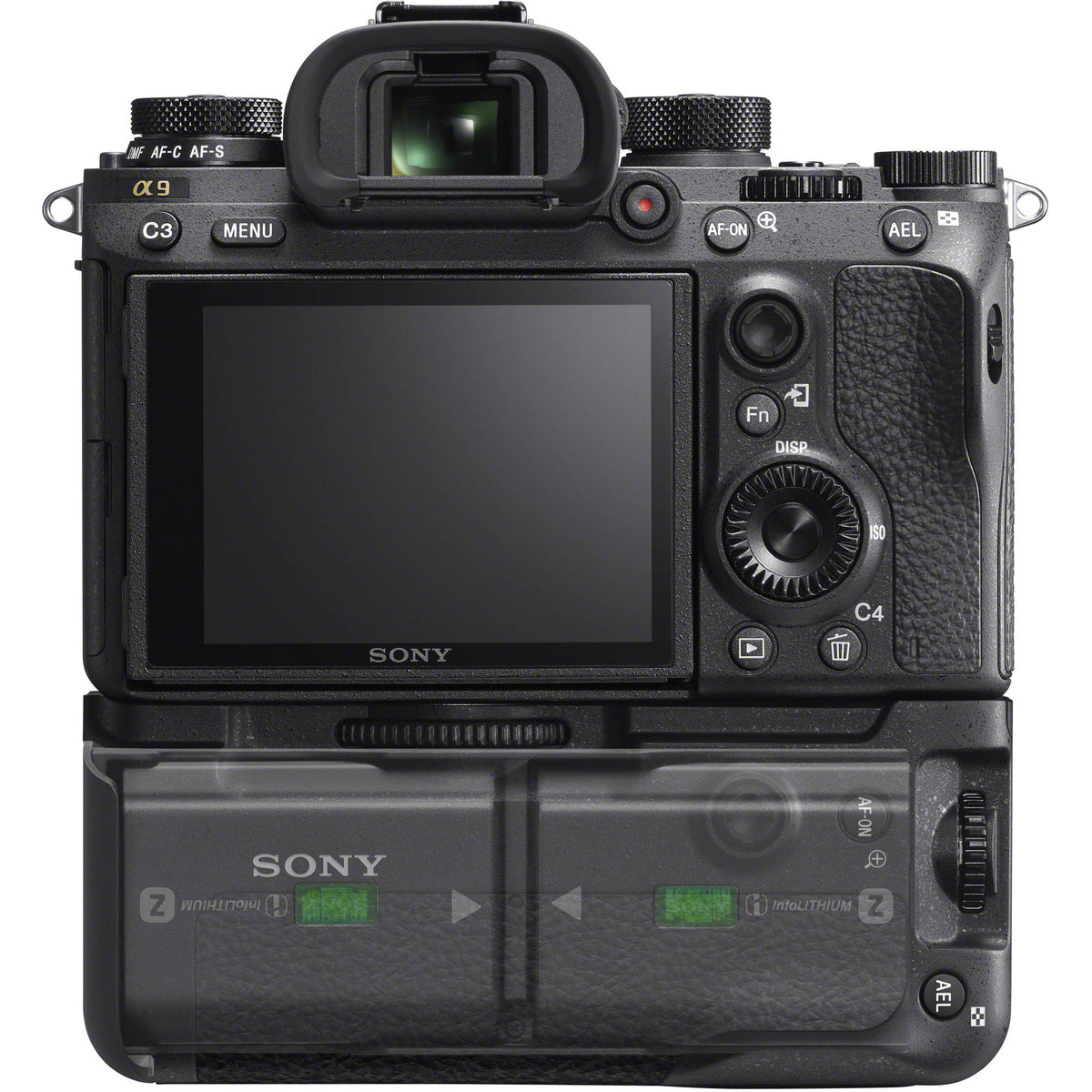 Empuñadura Sony VG-C3EM Vertical - en uso