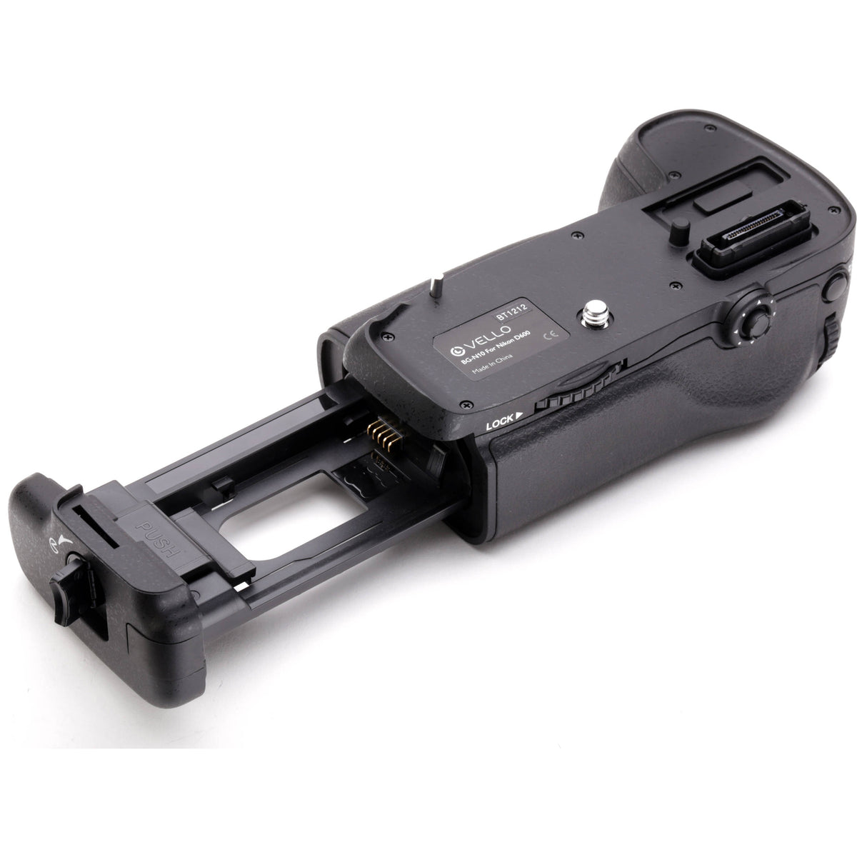 Empuñadura Vello BG-N10 para Nikon D600 & D610 - vista lateral