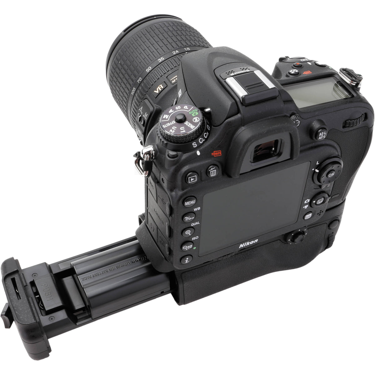 Empuñadura Vello BG-N11 para Nikon D7100 & D7200 - detalle