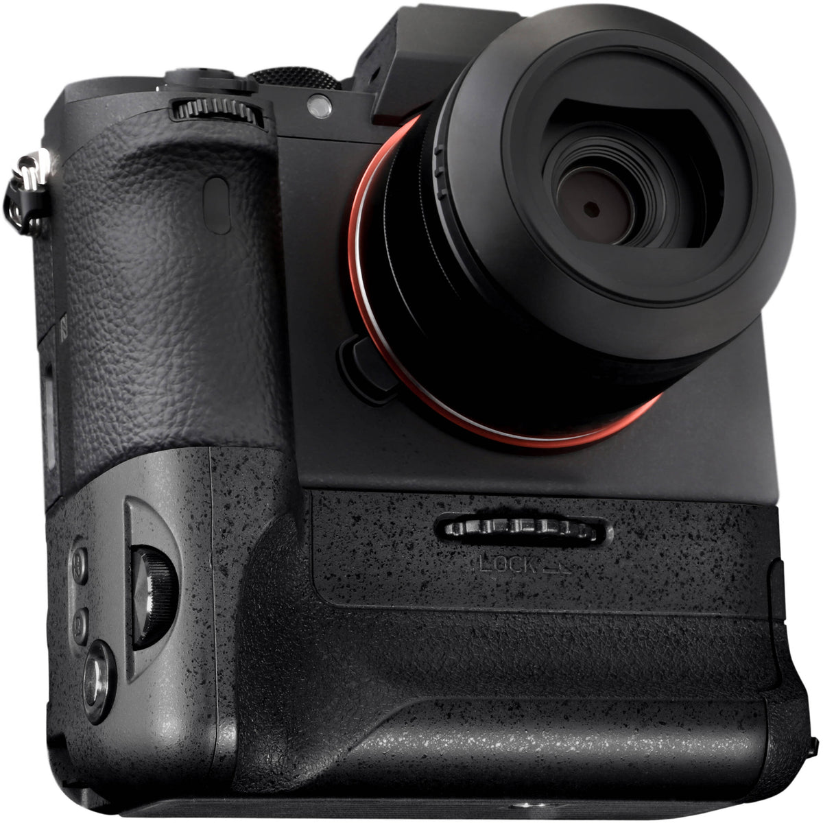 Empuñadura Vello BG-S3-2 para Sony Alpha a7 II, A7S II & a7R II - en uso