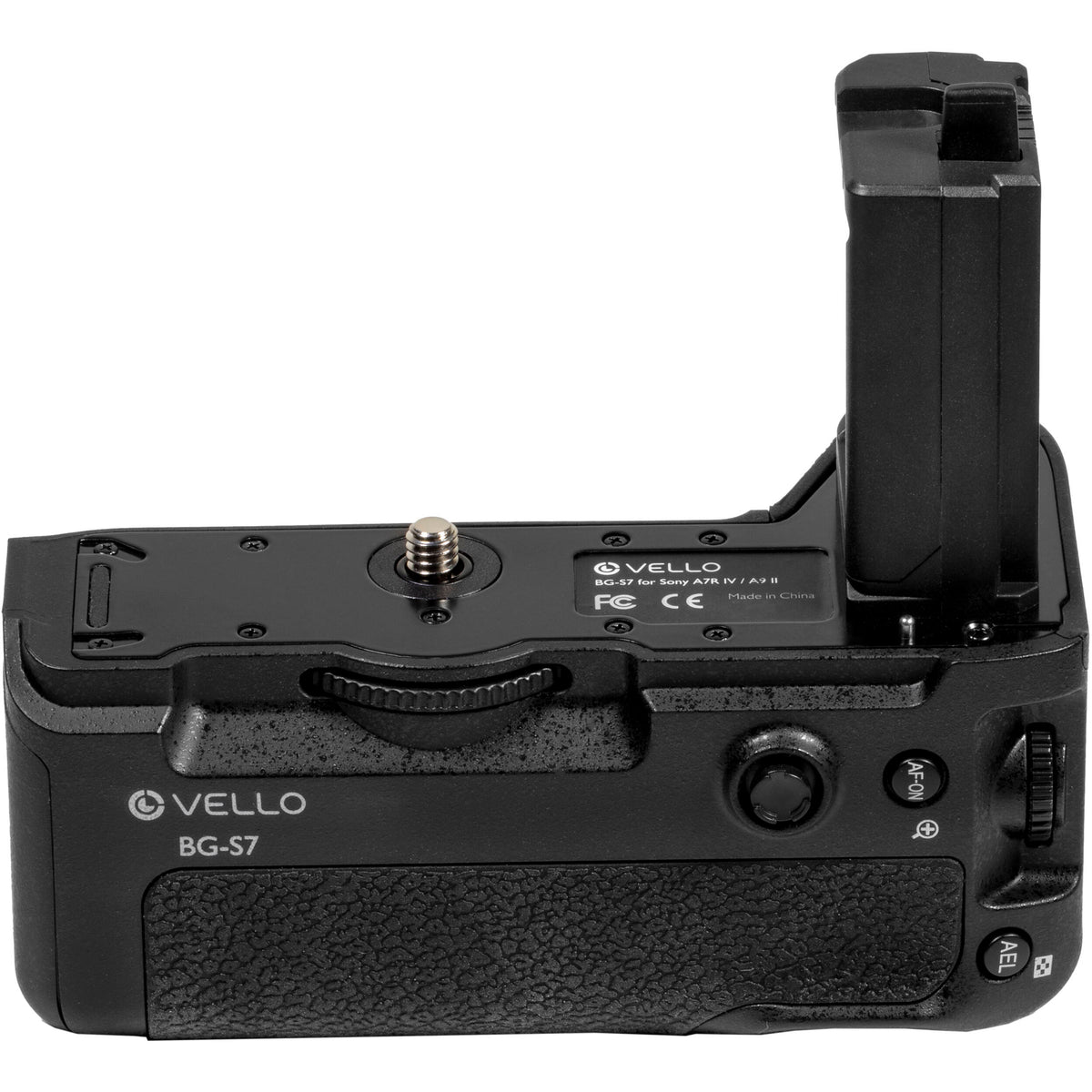 Empuñadura Vello BG-S7 para Sony a1, a9 II, a7S III, a7R V, a7R IV, a7 V, y a7 IV Series - vista trasera