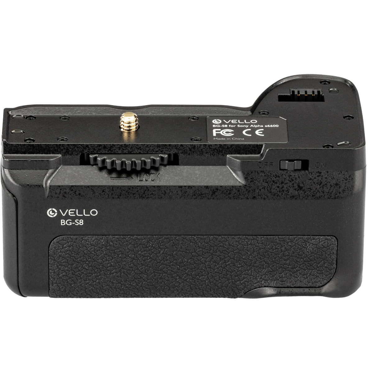 Empuñadura Vello BG-S8 para Sony a6600 - vista lateral