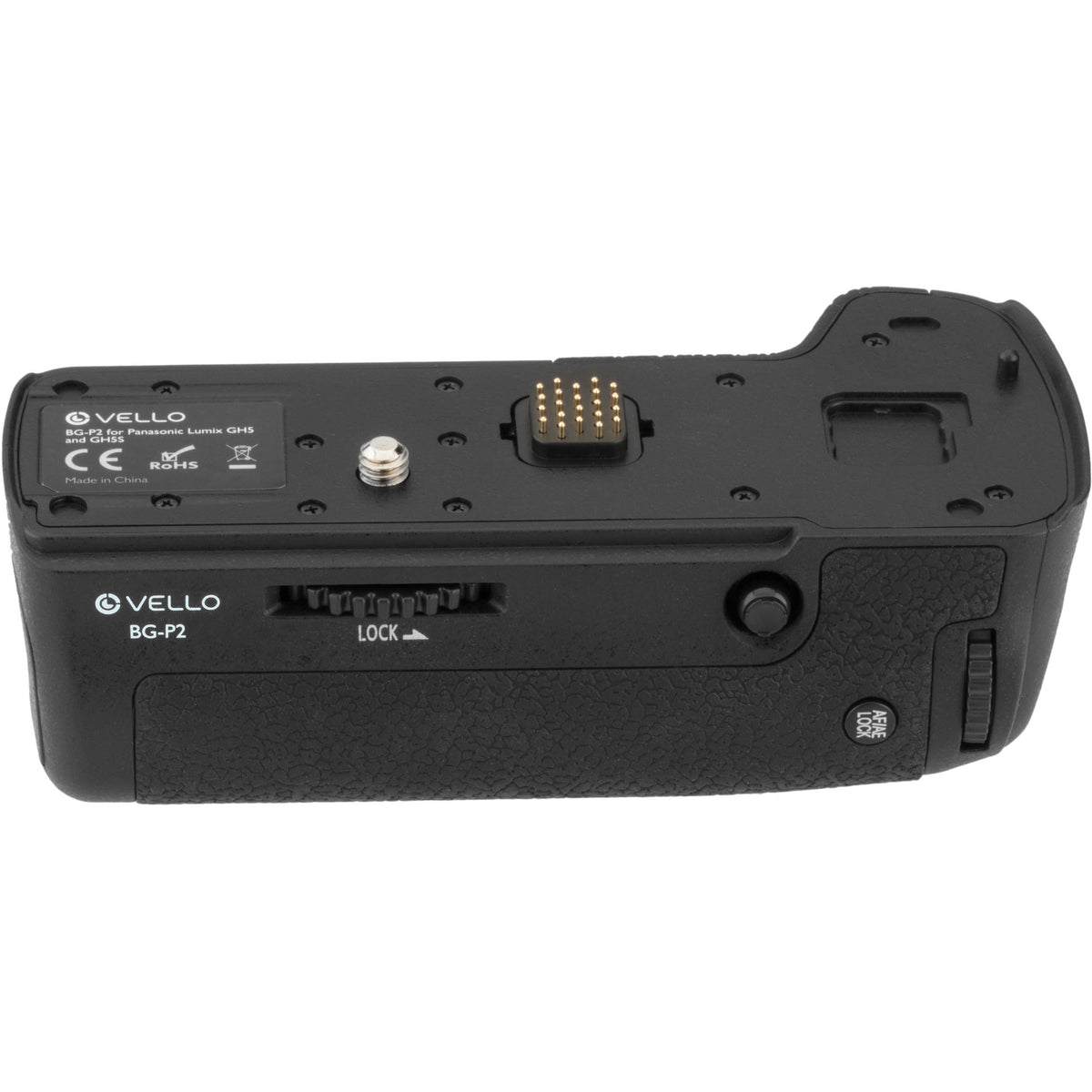 Empuñadura Vello para Panasonic Lumix DC-GH5, DC-GH5S, DC-GH5 II - vista trasera