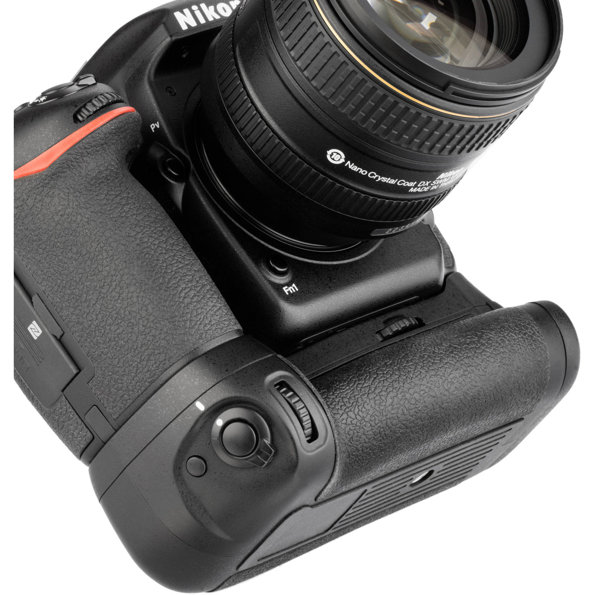 Empuñadura Ziv MD-N01 para Nikon D500 - vista frontal