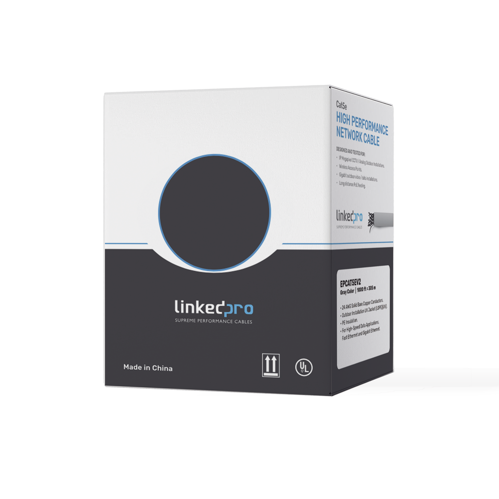Bobina de Cable LinkedPro EP-CAT-5E-V2 305 m Cat 5e Interior