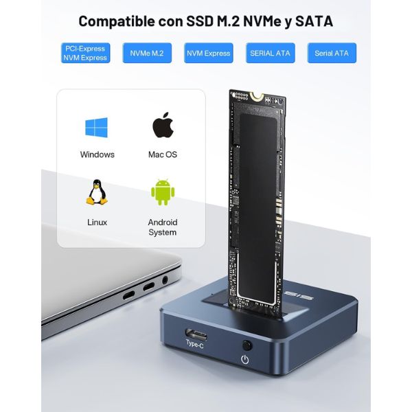 estacion-acoplamiento-acasis-m04-m2-nvme-sata-usb-c-10gbps-ssd-2230-2242-2260-2280-gris-oscuro-vista_5