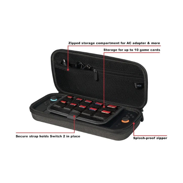 estuche-de-transporte-next-deluxe-go-travel-carry-case-con-proteccion-eva-y-compartimento-para-juegos-para-nintendo-switch-2-switch-y-oled-gris