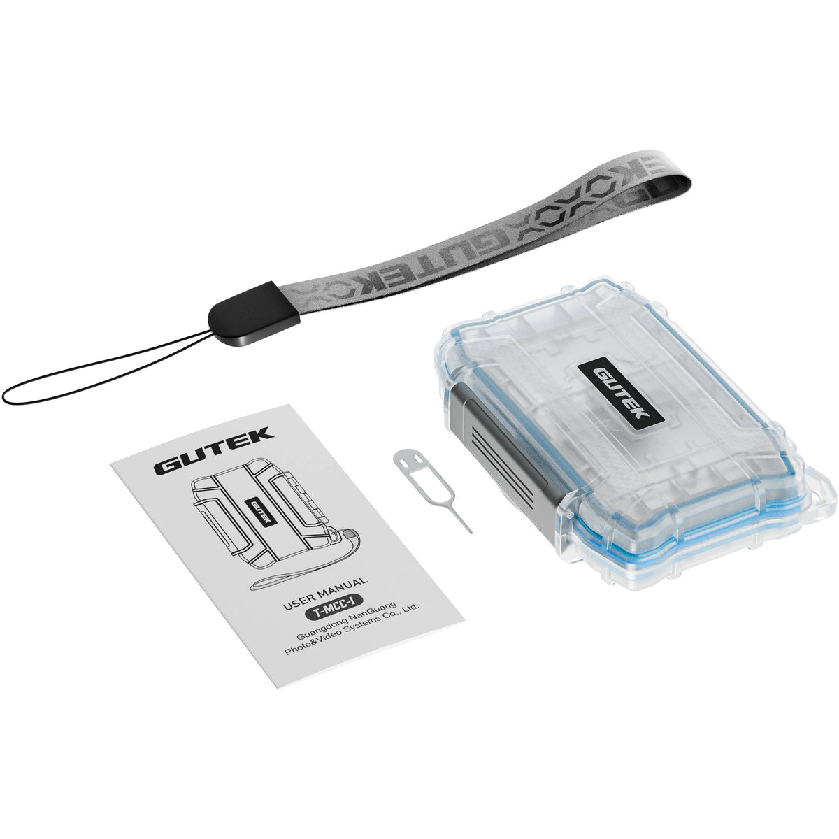 Estuche para Tarjetas GUTEK Transparent - vista trasera