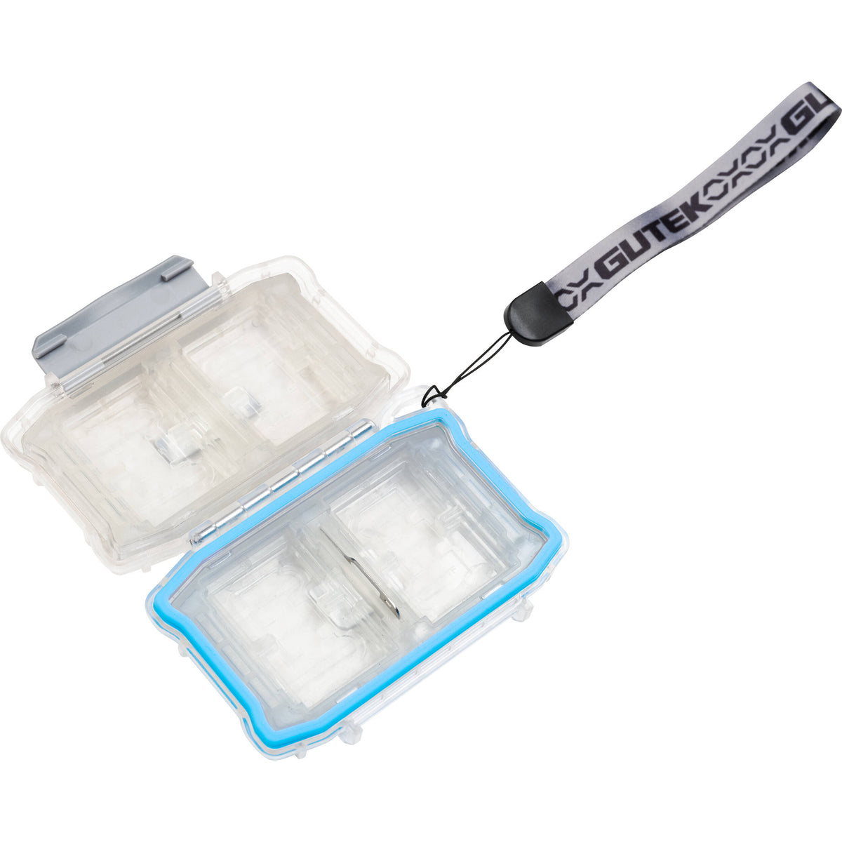Estuche para Tarjetas GUTEK Transparent - en uso