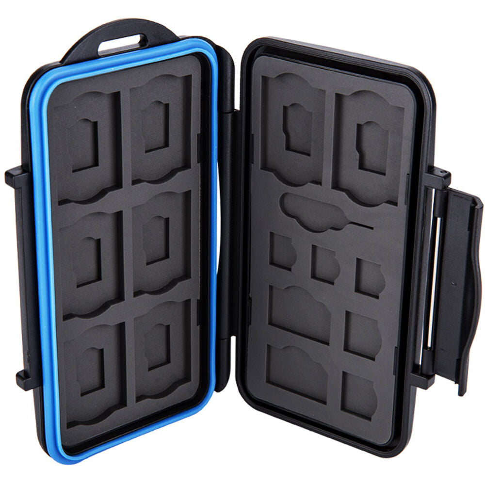 Estuche para Tarjetas JJC con para 8 SD y 8 microSD - vista lateral