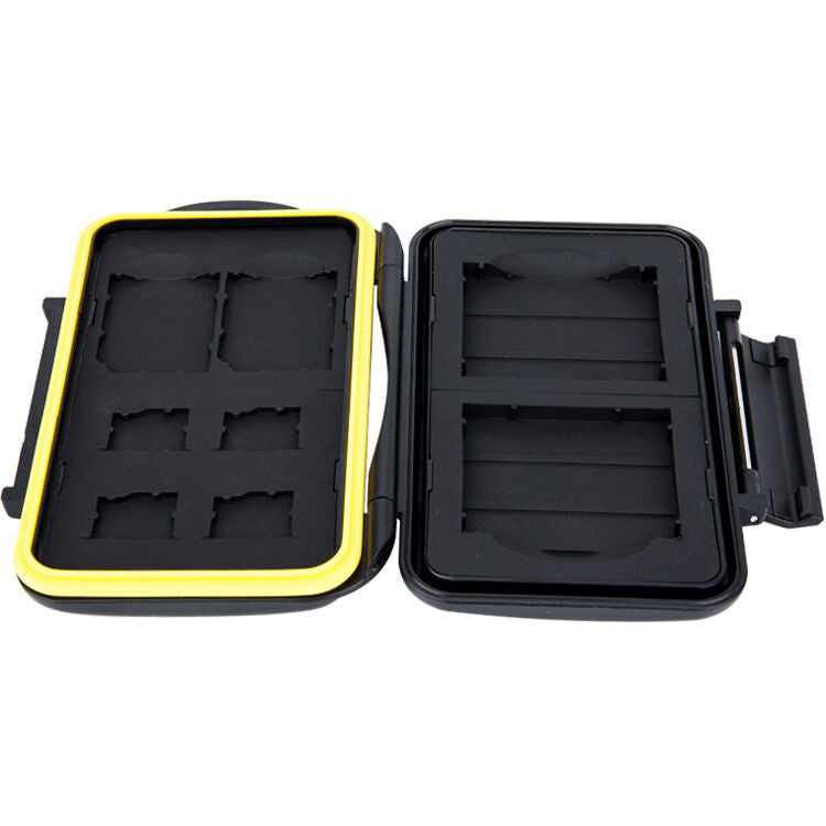 Estuche para Tarjetas JJC MC-Series para 2 CF, 2 SD & 4 microSD - contenido de la caja
