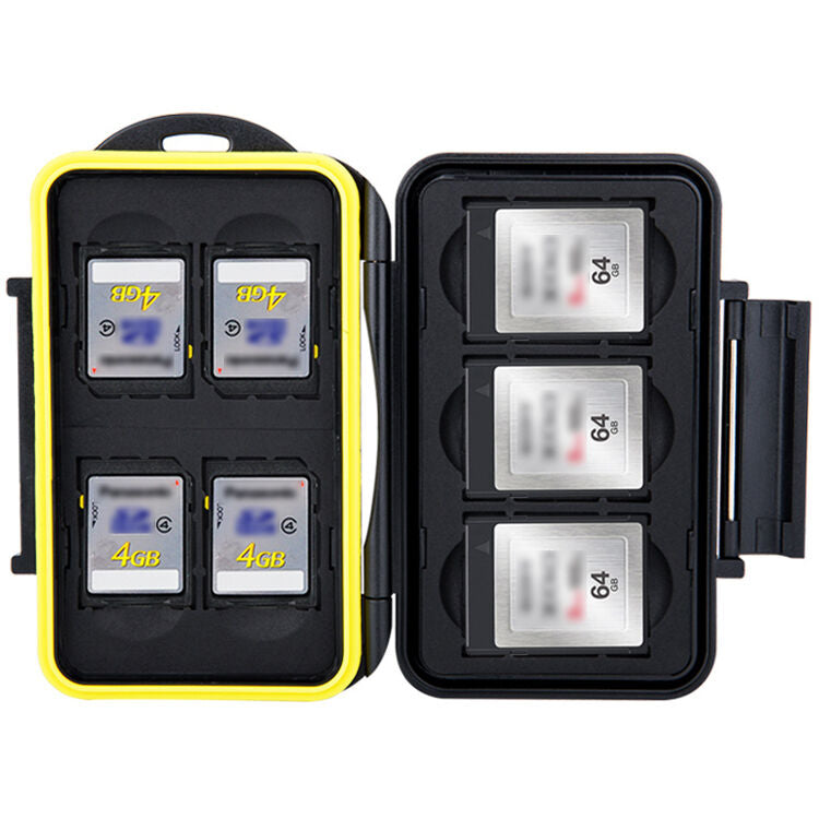Estuche para Tarjetas JJC MC-XQDSD7 - en uso