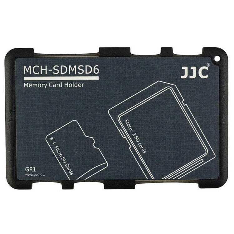 Estuche para Tarjetas JJC Memory para 2 SD & 4 microSD (Gris) - vista principal