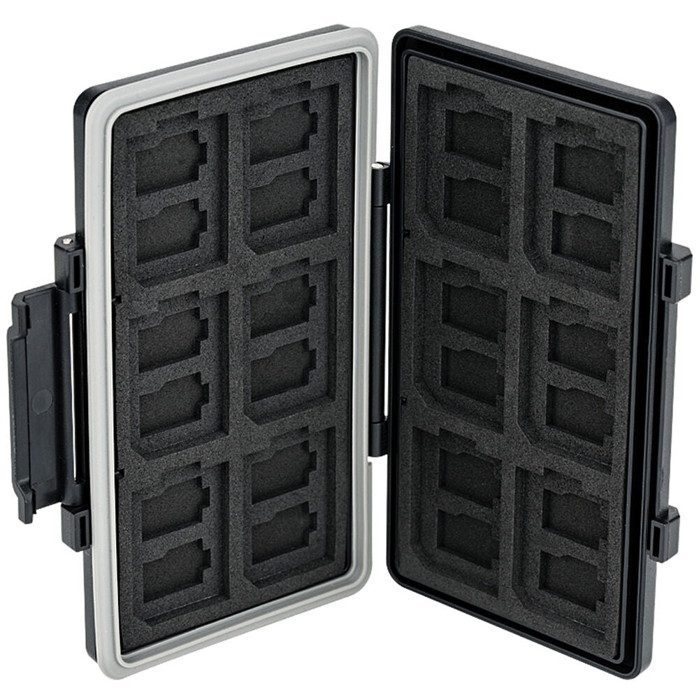 Estuche para Tarjetas JJC (Negro) JCR-SDMSD36 - vista frontal