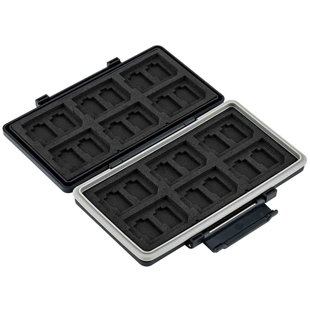Estuche para Tarjetas JJC (Negro) JCR-SDMSD36 - vista lateral