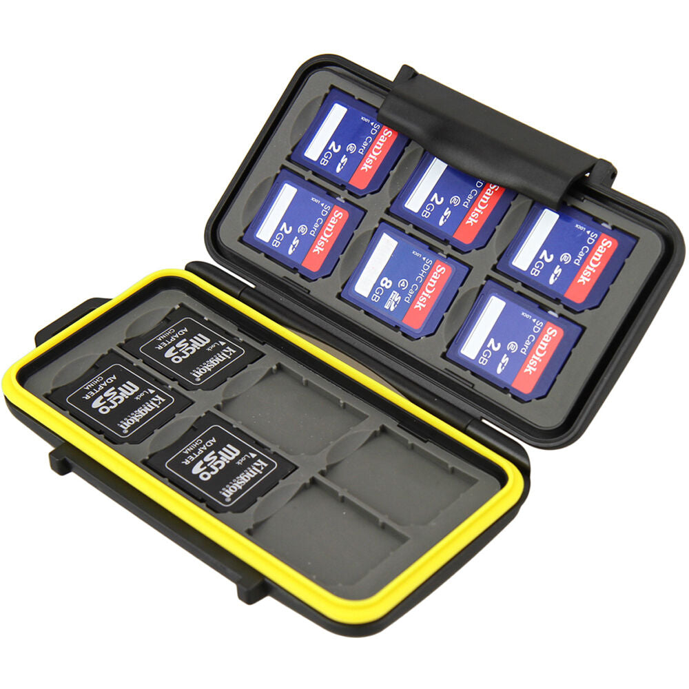 Estuche para Tarjetas JJC (Negro) MC-SD12 - contenido de la caja